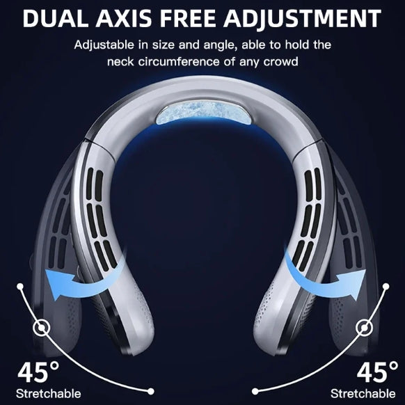Neck Fan — Hands-Free Cooling, 100 Speeds