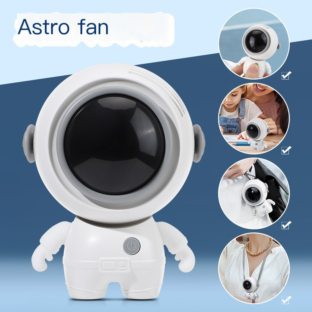 Astronaut Neck Fan — Mini Wearable Cooler
